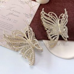 Luxury Fabric Ribbon Hair Clip – in California